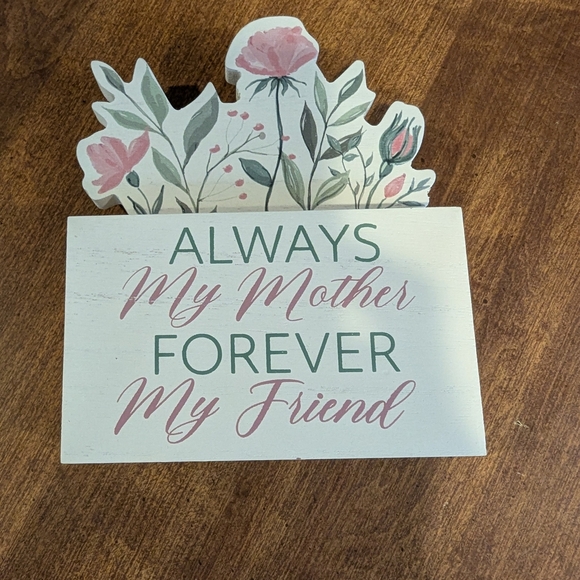 Floral Art Print - Always My Mother Forever My Friend - Picture 1 of 4